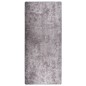vidaXL Teppich Waschbar 80x300 cm Grau Rutschfest vidaXL Teppich Waschbar 80x300 cm Grau Rutschfest