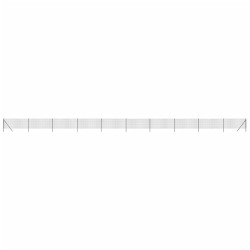 vidaXL Maschendrahtzaun Anthrazit 1,1x25 m Verzinkter Stahl