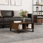 vidaXL Couchtisch Braun Eichen-Optik 60x60x30 cm Holzwerkstoff vidaXL Couchtisch Braun Eichen-Optik 60x60x30 cm Holzwerkstoff