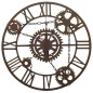 vidaXL Wanduhr Braun 80 cm Metall vidaXL Wanduhr Braun 80 cm Metall