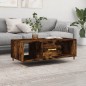 vidaXL Couchtisch Räuchereiche 102x50x40 cm Holzwerkstoff vidaXL Couchtisch Räuchereiche 102x50x40 cm Holzwerkstoff
