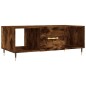 vidaXL Couchtisch Räuchereiche 102x50x40 cm Holzwerkstoff vidaXL Couchtisch Räuchereiche 102x50x40 cm Holzwerkstoff