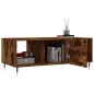 vidaXL Couchtisch Räuchereiche 102x50x40 cm Holzwerkstoff vidaXL Couchtisch Räuchereiche 102x50x40 cm Holzwerkstoff