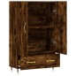 vidaXL Highboard Räuchereiche 69,5x31x115 cm Holzwerkstoff vidaXL Highboard Räuchereiche 69,5x31x115 cm Holzwerkstoff