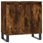vidaXL Badschrank Räuchereiche 58x33x60 cm Holzwerkstoff vidaXL Badschrank Räuchereiche 58x33x60 cm Holzwerkstoff