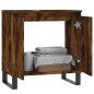 vidaXL Badschrank Räuchereiche 58x33x60 cm Holzwerkstoff vidaXL Badschrank Räuchereiche 58x33x60 cm Holzwerkstoff