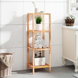 vidaXL Badregal 36x36x112 cm Massivholz Nussbaum