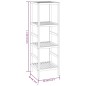 vidaXL Badregal 36x36x112 cm Massivholz Nussbaum vidaXL Badregal 36x36x112 cm Massivholz Nussbaum