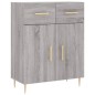 vidaXL Sideboard Grau Sonoma 69,5x34x90 cm Holzwerkstoff vidaXL Sideboard Grau Sonoma 69,5x34x90 cm Holzwerkstoff