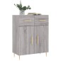 vidaXL Sideboard Grau Sonoma 69,5x34x90 cm Holzwerkstoff vidaXL Sideboard Grau Sonoma 69,5x34x90 cm Holzwerkstoff