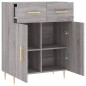 vidaXL Sideboard Grau Sonoma 69,5x34x90 cm Holzwerkstoff vidaXL Sideboard Grau Sonoma 69,5x34x90 cm Holzwerkstoff