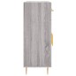 vidaXL Sideboard Grau Sonoma 69,5x34x90 cm Holzwerkstoff vidaXL Sideboard Grau Sonoma 69,5x34x90 cm Holzwerkstoff