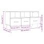 vidaXL TV-Schrank Braun Eichen-Optik 102x36x50 cm Holzwerkstoff vidaXL TV-Schrank Braun Eichen-Optik 102x36x50 cm Holzwerkstoff