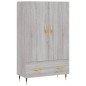 vidaXL Highboard Grau Sonoma 69,5x31x115 cm Holzwerkstoff vidaXL Highboard Grau Sonoma 69,5x31x115 cm Holzwerkstoff