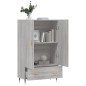 vidaXL Highboard Grau Sonoma 69,5x31x115 cm Holzwerkstoff vidaXL Highboard Grau Sonoma 69,5x31x115 cm Holzwerkstoff
