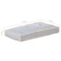 Palettensofa-Kissen Grau 73x40x7 cm Palettensofa-Kissen Grau 73x40x7 cm