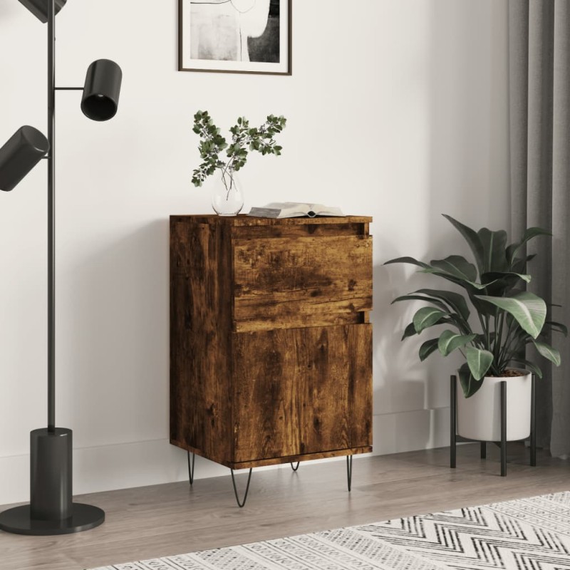 vidaXL Sideboard Räuchereiche 40x35x70 cm Holzwerkstoff vidaXL Sideboard Räuchereiche 40x35x70 cm Holzwerkstoff