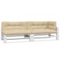 Palettenkissen 5-tlg. Beige Stoff Palettenkissen 5-tlg. Beige Stoff