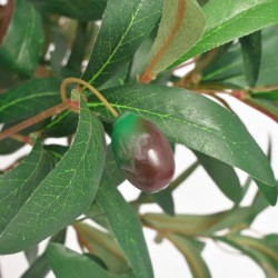 vidaXL Künstlicher Lorbeerbaum mit Topf 120 cm Grün