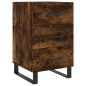 vidaXL Nachttisch Räuchereiche 40x40x66 cm Holzwerkstoff vidaXL Nachttisch Räuchereiche 40x40x66 cm Holzwerkstoff