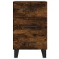 vidaXL Nachttisch Räuchereiche 40x40x66 cm Holzwerkstoff vidaXL Nachttisch Räuchereiche 40x40x66 cm Holzwerkstoff