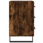 vidaXL Nachttisch Räuchereiche 40x40x66 cm Holzwerkstoff vidaXL Nachttisch Räuchereiche 40x40x66 cm Holzwerkstoff