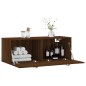 vidaXL Wandschrank Braun Eichen-Optik 100x36,5x35 cm Holzwerkstoff vidaXL Wandschrank Braun Eichen-Optik 100x36,5x35 cm Holzwerkstoff