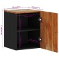 vidaXL Bad-Wandschrank 38x33x48 cm Altholz Massiv vidaXL Bad-Wandschrank 38x33x48 cm Altholz Massiv
