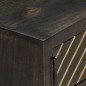 vidaXL Couchtisch Schwarz und Golden 90 x 50 x 35 cm Massivholz Mango vidaXL Couchtisch Schwarz und Golden 90 x 50 x 35 cm Massivholz Mango