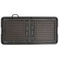 vidaXL Klappbarer Gartentisch Braun 120x60x74 cm HDPE Rattan-Look vidaXL Klappbarer Gartentisch Braun 120x60x74 cm HDPE Rattan-Look