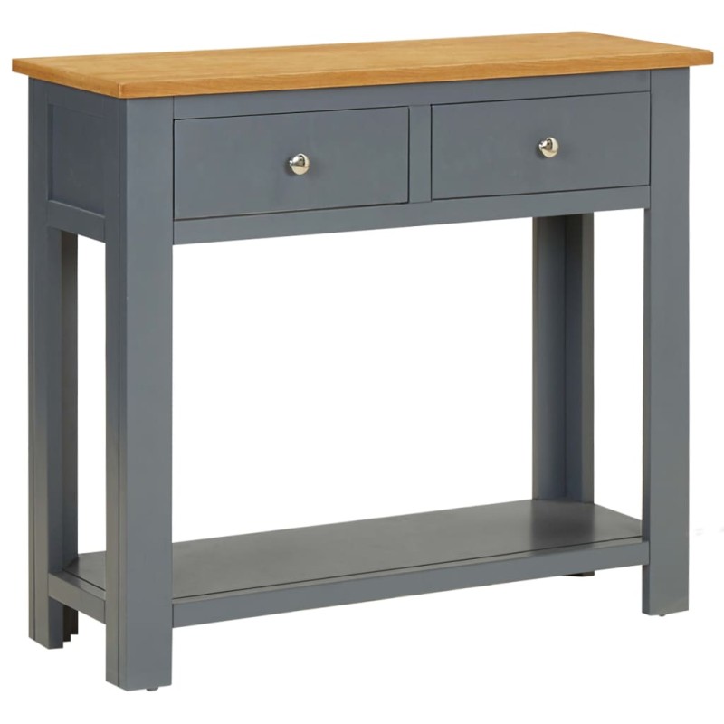 vidaXL Konsolentisch 83x30x73 cm Massivholz Eiche vidaXL Konsolentisch 83x30x73 cm Massivholz Eiche