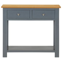 vidaXL Konsolentisch 83x30x73 cm Massivholz Eiche 