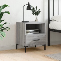 vidaXL Nachttisch Grau Sonoma 40x35x47,5 cm Holzwerkstoff