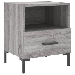 vidaXL Nachttisch Grau Sonoma 40x35x47,5 cm Holzwerkstoff