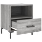 vidaXL Nachttisch Grau Sonoma 40x35x47,5 cm Holzwerkstoff vidaXL Nachttisch Grau Sonoma 40x35x47,5 cm Holzwerkstoff