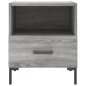 vidaXL Nachttisch Grau Sonoma 40x35x47,5 cm Holzwerkstoff vidaXL Nachttisch Grau Sonoma 40x35x47,5 cm Holzwerkstoff