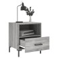 vidaXL Nachttisch Grau Sonoma 40x35x47,5 cm Holzwerkstoff vidaXL Nachttisch Grau Sonoma 40x35x47,5 cm Holzwerkstoff