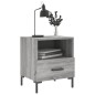 vidaXL Nachttisch Grau Sonoma 40x35x47,5 cm Holzwerkstoff vidaXL Nachttisch Grau Sonoma 40x35x47,5 cm Holzwerkstoff