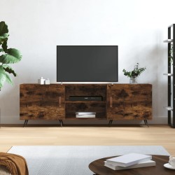 vidaXL TV-Schrank Räuchereiche 150x30x50 cm Holzwerkstoff