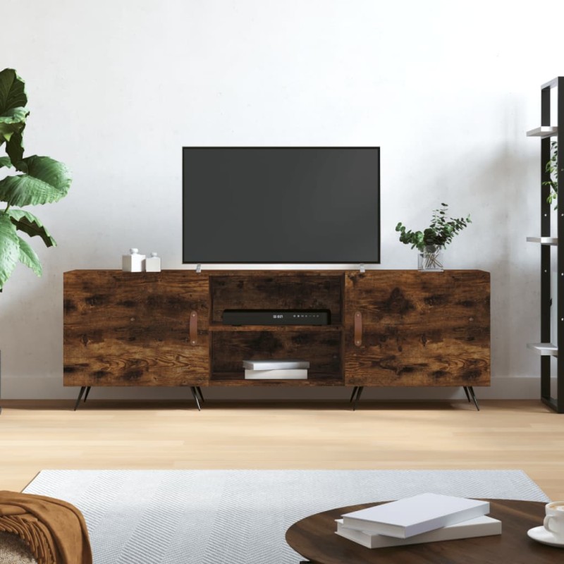 vidaXL TV-Schrank Räuchereiche 150x30x50 cm Holzwerkstoff vidaXL TV-Schrank Räuchereiche 150x30x50 cm Holzwerkstoff