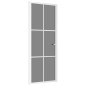 vidaXL Innentür 83x201,5 cm Weiß ESG-Glas und Aluminium vidaXL Innentür 83x201,5 cm Weiß ESG-Glas und Aluminium