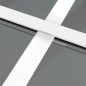 vidaXL Innentür 83x201,5 cm Weiß ESG-Glas und Aluminium vidaXL Innentür 83x201,5 cm Weiß ESG-Glas und Aluminium