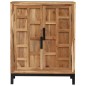 vidaXL Sideboard Massivholz Akazie 60x35x76 cm Braun vidaXL Sideboard Massivholz Akazie 60x35x76 cm Braun