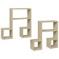 vidaXL Wandregale 2 Stk. Sonoma-Eiche 50x15x50 cm Holzwerkstoff vidaXL Wandregale 2 Stk. Sonoma-Eiche 50x15x50 cm Holzwerkstoff
