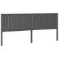 vidaXL Bett-Kopfteil Grau 205,5x4x100 cm Massivholz Kiefer vidaXL Bett-Kopfteil Grau 205,5x4x100 cm Massivholz Kiefer