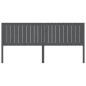 vidaXL Bett-Kopfteil Grau 205,5x4x100 cm Massivholz Kiefer vidaXL Bett-Kopfteil Grau 205,5x4x100 cm Massivholz Kiefer
