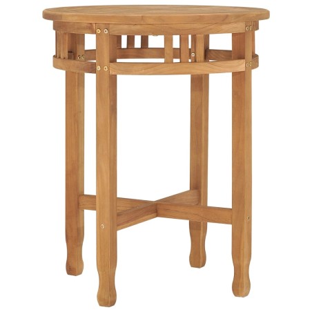 vidaXL Bistrotisch Ø60x60 cm Teak Massivholz  
