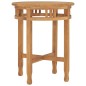 vidaXL Bistrotisch Ø60x60 cm Teak Massivholz vidaXL Bistrotisch Ø60x60 cm Teak Massivholz