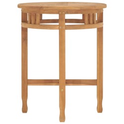 vidaXL Bistrotisch Ø60x60 cm Teak Massivholz  