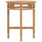 vidaXL Bistrotisch Ø60x60 cm Teak Massivholz vidaXL Bistrotisch Ø60x60 cm Teak Massivholz